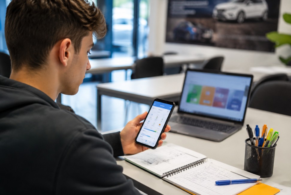 kopilote code la route application